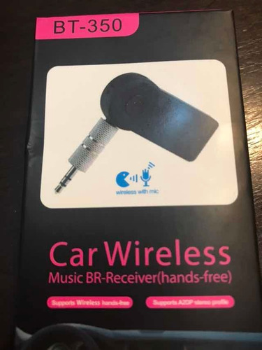 Adaptador Recargable De Bluetooth Auxiliar Para Reproductor