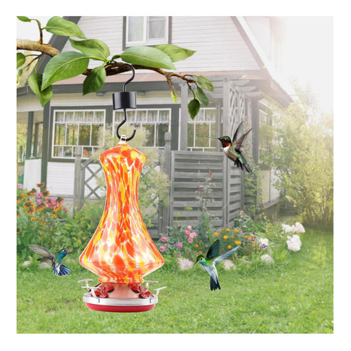Hw Greatway Intl Glass Hummingbird Feeders Para Colgantes Al