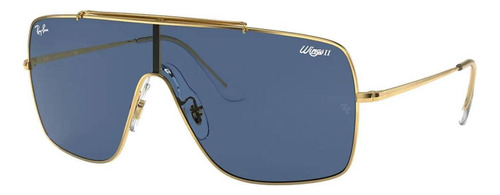 Anteojos De Sol Ray-ban Wings Ii Standard Rb3697 Azul