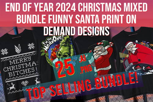 Santa Humor 2024 Sublimacion Vip Hd  Psd, Ai, Png,