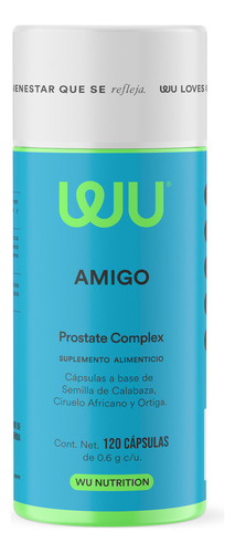 Amigo | Suplemento Para La Prostata | Wu | Natural Sabor N/A 120 cápsulas