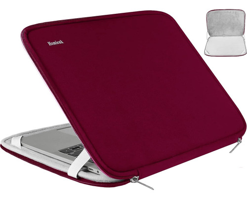 Funda Protectora Hsmienk Para Laptops De 15.6'', Color Rojo