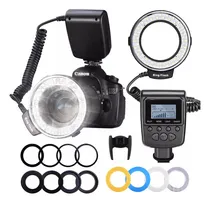 Comprar Para Canon Nikon Macro Led Ring Flash Light Studio Light
