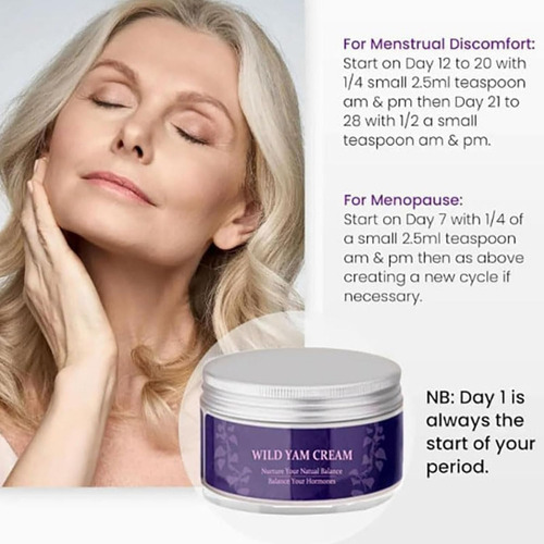 Para Toda La Piel Crema De Ñame Silvestre Para Mujeres,
