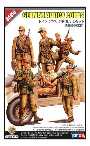 Hobbyboss 84410 Soldados 1/35 German Africa Corps Para Armar