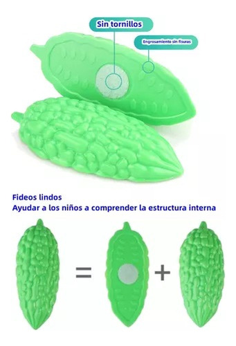 Titifive TITI-17 Juego De Juguetes De Frutas Cortadas Para Niños De 48 Piezas