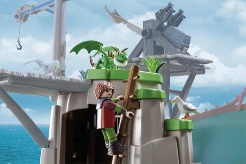Playmobil 9243 Fortaleza Dragones Isla De Berk Mema Chimuelo