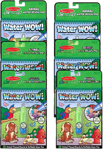 Melissa Doug On The Go Agua Wow. Actividad Libro, 6-pack A