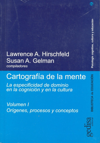 Cartografía De La Mente. Vol. I. Hirschfeld, Lawrence A. 