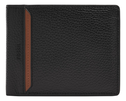 Cartera Plegable Hombre Fossil Ml4673001 Huntington De Piel