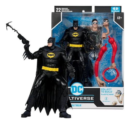 Batman- Jla- Dc Multiverse- ( Collect To Build Plastic Man) (Usado)
