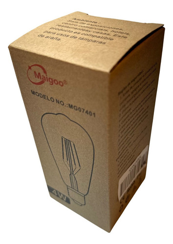 Foco Led Vintage Tipo Edison 4watts E27 Super Diseño Mg