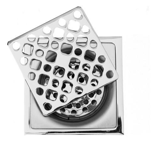 Lux Sany 89c Coladera Cromada Anti-insectos Inox 10cm