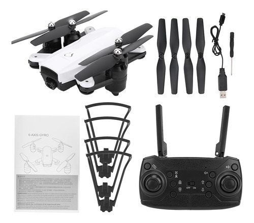 Drone Rc Plegable Blanco Blanco, Óptico, Wifi, Fpv, Smart Fo