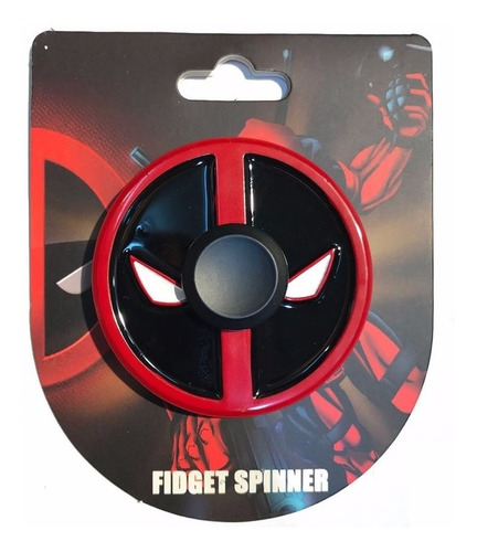 Fidget Spinner De Deadpool - Todo De Metal - En Stock!