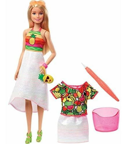 Barbie Crayola Fruta Del Arcoiris Sorpresa Muñeca Y Modas