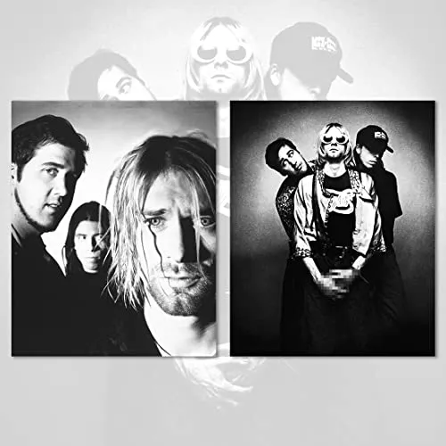 Póster De Nirvana, Juego De 6 Piezas De 8 X 10 Pulgada...