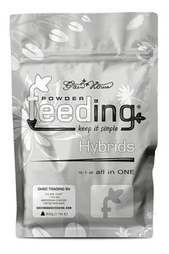 Imagen 1 de 4 de Powder Feeding Hybrids 500g Green Hous