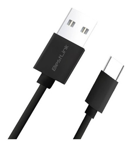 Bestlink Cable Usb Tipo C 2.4a 1mts Color Negro