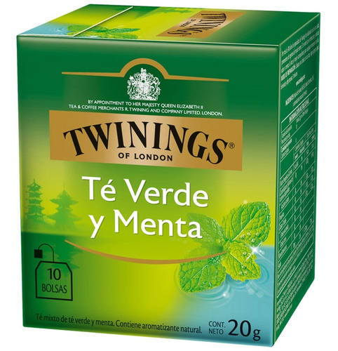 Twinnings Tea - Te Verde Menta - 10 Sachets
