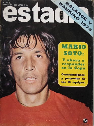 Revista Estadio N°1646  Póster De Palestino Subcampeón(ee168