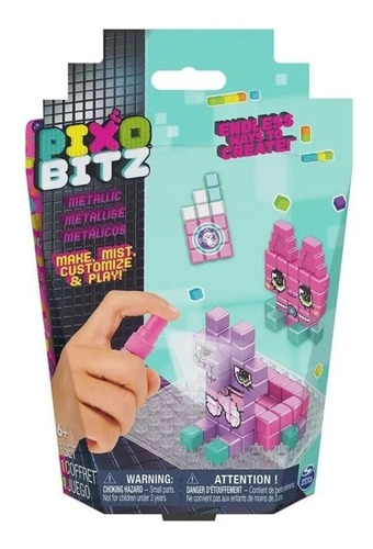 Pixo Bitz Metálicos Con 156 Cubitos Personalizables