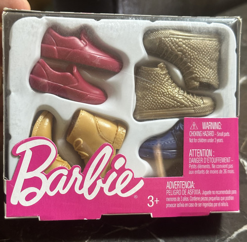 Barbie Moda Set De 4 Pares De Zapatos Para Ken