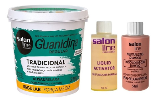 Alisa E Relaxa Guanidina Tradicional Regular 218g Salon Line