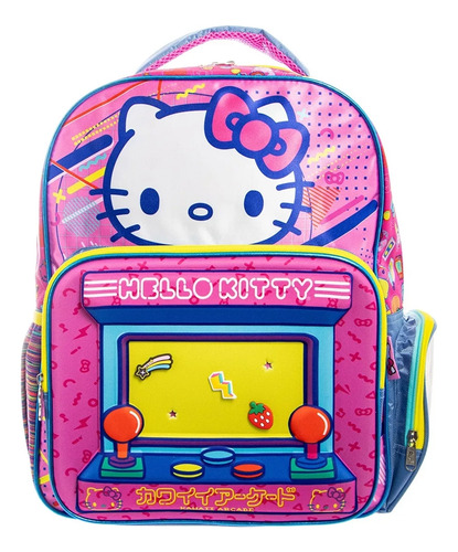 Mochila Escolar Grande Primaria Ruz Hello Kitty Arcad 179176