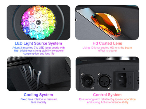 160w Cabeza Movil Led Luces Dj Cabeza Robotica Laser Beam