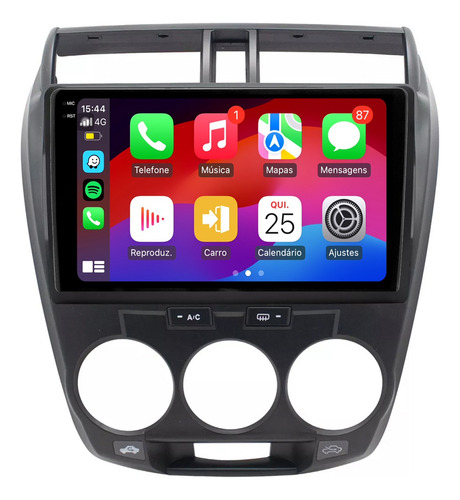 Multimidia City 09/14 9p Android Carplay 4/64gb + Ré