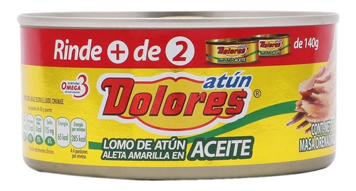 Caja Atún En Aceite Dolores 24 Piezas De 295 Grs