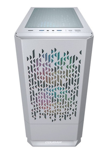 Gabinete De Pc Cougar Mg140 Air Rgb White Mini Tower