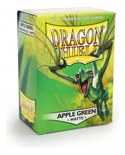 Protector De Cartas Dragon Shield Standard Matte Apple Green