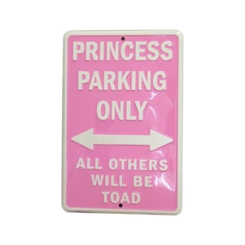 Princess Parking Only Metal Sign