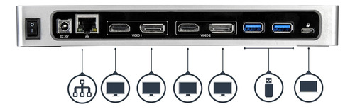 Startech Dock Usb-c Y Usb-a - Docking Station