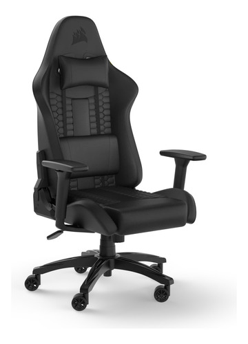 Silla Gamer Corsair Tc100 Negro / Cuero