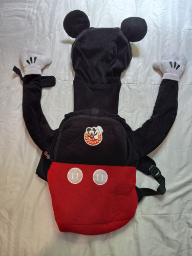 Mochila Mickey Mouse Con Orejas Y Brazos.