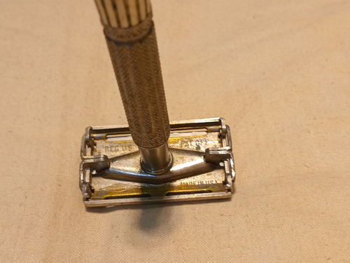 Antigua Maquina De Afeitar Manual Gillette Made In Usa