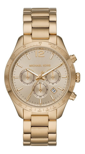 Relógio Feminino Michael Kors Cronógrafo Dourado Mk6795/1dn 