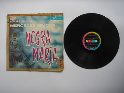 Lp Vinilo Mercedes Simone Negra Maria Edicion  Venezuela