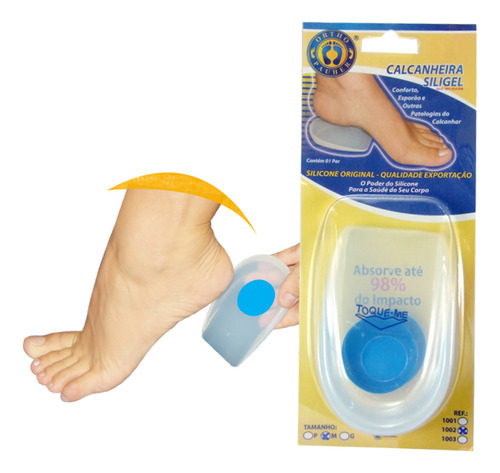 Palmilha Silicone - Esporão Calcâneo - Conforto - P/m/g