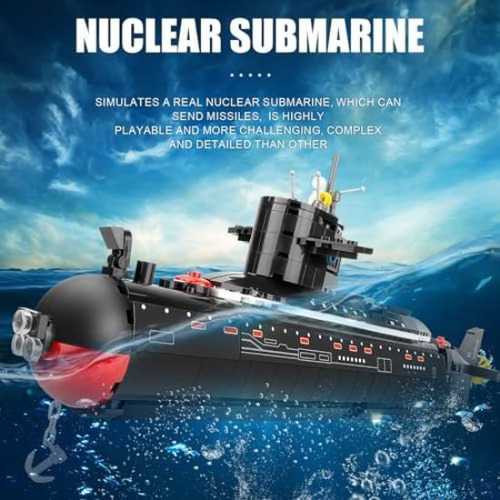 Juego De Construcción De Submarino Nuclear Finger Rock, Jueg
