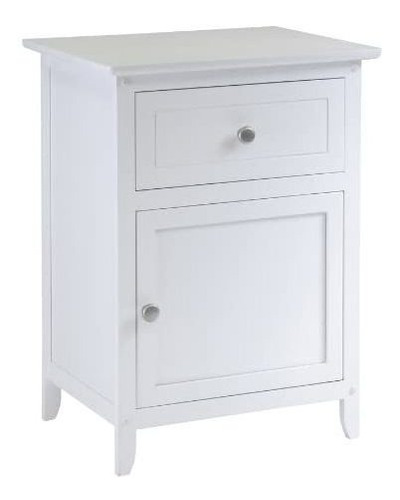 Winsome Wood Night Stand /mesa De Acento Con Cajón Y