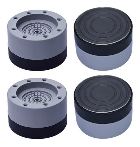 Imagen 3 de 7 de Soporte Base Lavarropa Heladera Mueble Antideslizante X4 Csp