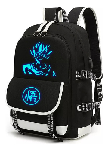 B Mochila Wukong Luminosa Usb Dragon Ball Series