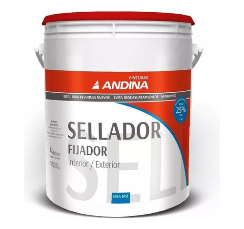 Sellador Fijador Pintura Andina X 10 Lts Pintumm