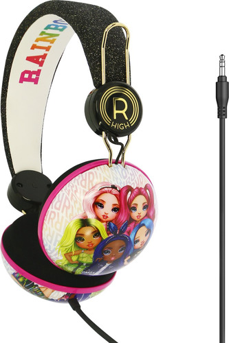 Headset Stereo Rainbow High Team Otl Alámbrico Negro