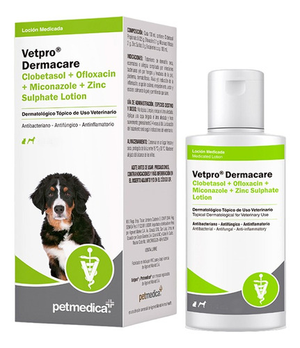 Locion Perro Y Gato Vetpro Clobetasol+ofloxacin 50ml