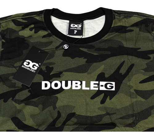 Imagem 4 de 4 de Camiseta Camisa Masculina 100% Algodão Qix Skate Camuflada